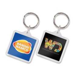 Printed Keyrings  - Lens Key Ring - Square