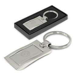 Metal Keyrings - Wave Metal Key Ring