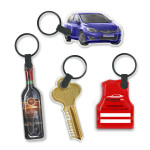 Printed Keyrings - Star Flex Key Ring