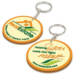 Printed Keyrings - PVC Key Ring Small - Both Sides Moulded