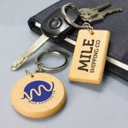 Printed Keyrings  - Artisan Key Ring - Round