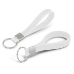 Printed Keyrings - Silicone Key Ring - Embossed