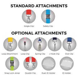 Custom Printed Lanyards  - Reflector Lanyard