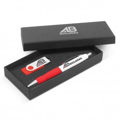 Metal Promotional Pens  - Turbo Gift Set