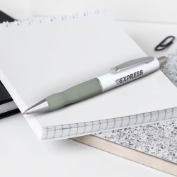 Metal Promotional Pens  - White barrel Turbo Metal Pen