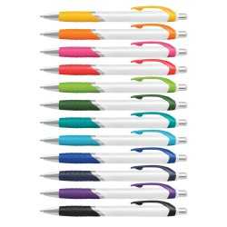 Plastic Promotional Pens  - Jet Pen - White Barrel
