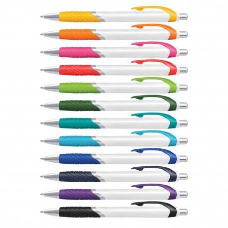 Plastic Promotional Pens  - Jet Pen - White Barrel