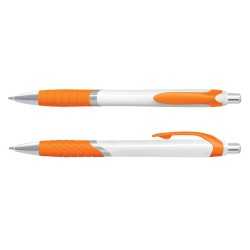 Plastic Promotional Pens  - Jet Pen - White Barrel