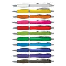 Plastic Promotional Pens  - Vistro Translucent Plastic Pen