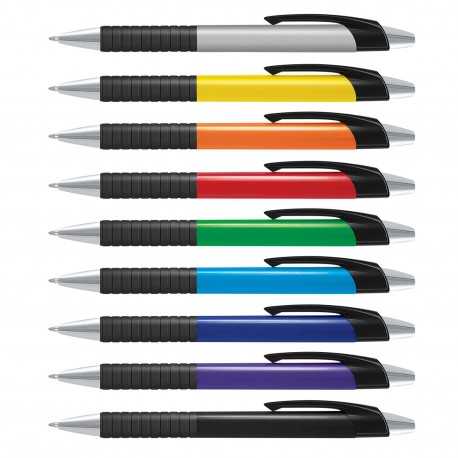 Plastic Promotional Pens  - Cleo Coloured Barrel Plastic Pen