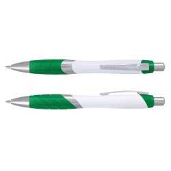 Plastic Promotional Pens  - Borg Pen - White Barrel