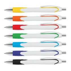 Plastic Promotional Pens  - Curve Plastic Pen