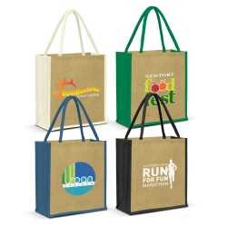 Jute Shopping & Tote Bags  - Lanza Jute Tote Bag
