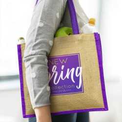 Jute Shopping & Tote Bags  - Monza Jute Tote Bag
