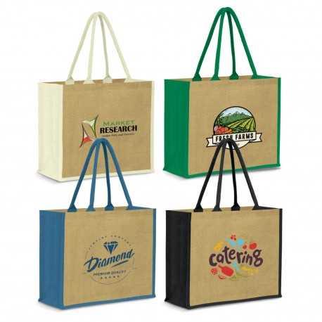 Jute Shopping & Tote Bags  - Modena Jute Tote Bag