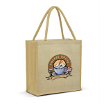 Jute Shopping &amp; Tote Bags - Monza Juco Tote Bag