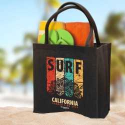 Jute Shopping & Tote Bags  - Monza Jute Tote Bag - Solid colours