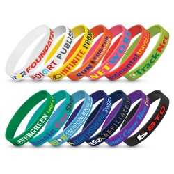 Wristbands  - Silicone Wrist Band - Indent