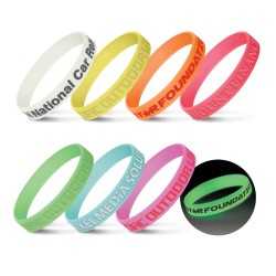Wristbands  - Silicone Wrist Band - Glow in the Dark