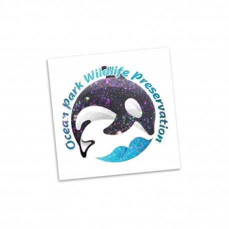 Printed Tattoos  - Temporary Tattoo Glitter - 51mm x 51mm