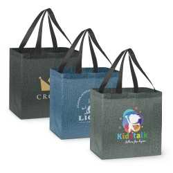 Non Woven Tote Bags  - City Shopper Heather Tote Bag