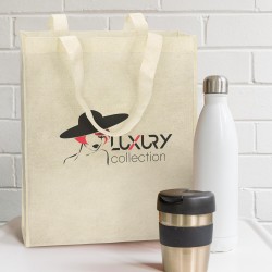 Cotton & Calico Tote Bags  - Kira A4 Natural Look Tote Bag