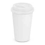 Reusable Coffee Cups - Plastic &amp; Ceramic - Aztec Double Wall Coffee Cup - Full Colour