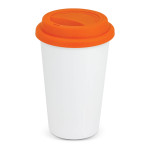 Reusable Coffee Cups - Plastic &amp; Ceramic - Aztec Double Wall Coffee Cup - Full Colour