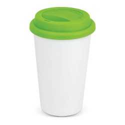 Reusable Coffee Cups - Plastic & Ceramic  - Aztec Double Wall Coffee Cup - Full Colour