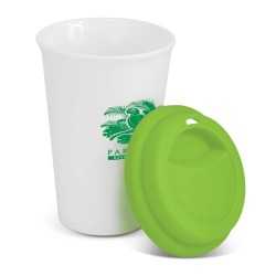 Reusable Coffee Cups - Plastic & Ceramic  - Aztec Double Wall Coffee Cup