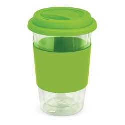 Reusable Coffee Cups - Plastic & Ceramic  - Aztec Double Wall Glass Cup