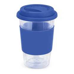 Reusable Coffee Cups - Plastic & Ceramic  - Aztec Double Wall Glass Cup