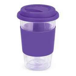 Reusable Coffee Cups - Plastic & Ceramic  - Aztec Double Wall Glass Cup