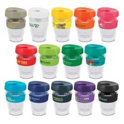 Reusable Coffee Cups - Plastic & Ceramic  - Express Cup Leviosa with Band - 330ml