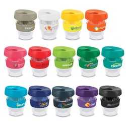 Reusable Coffee Cups - Plastic & Ceramic  - Express Cup Leviosa with Band - 230ml