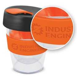 Reusable Coffee Cups - Plastic & Ceramic - Express Cup Leviosa with Band - 230ml