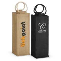 Wine Holders & Carriers  - Napoli Jute Wine Carrier