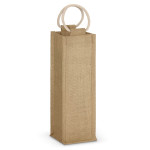 Wine Holders &amp; Carriers - Napoli Jute Wine Carrier
