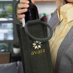 Wine Holders & Carriers  - Napoli Jute Wine Carrier