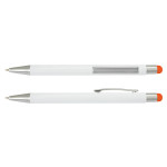 Stylus Pens - Lancer Stylus Pen - White Barrel