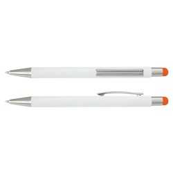 Stylus Pens  - Lancer Stylus Pen - White Barrel