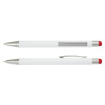 Stylus Pens - Lancer Stylus Pen - White Barrel