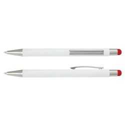 Stylus Pens  - Lancer Stylus Pen - White Barrel