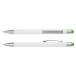 Stylus Pens - Lancer Stylus Pen - White Barrel