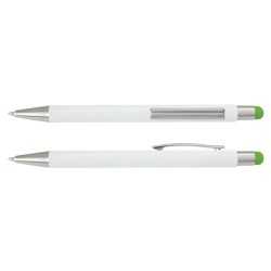 Stylus Pens  - Lancer Stylus Pen - White Barrel