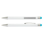 Stylus Pens - Lancer Stylus Pen - White Barrel