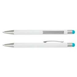 Stylus Pens  - Lancer Stylus Pen - White Barrel