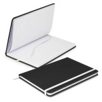 Promotional Journals &amp; Noteboooks - Omega Black Notebook