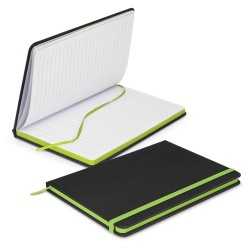 Promotional Journals & Noteboooks  - Omega Black Notebook