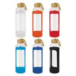 Drink Bottles - Glass  - Eden Glass Bottle - Silicone Sleeve